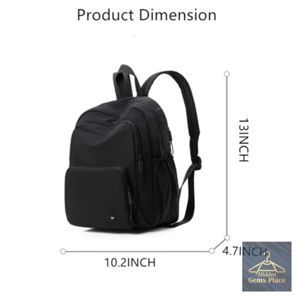 Mini Nylon Daypack Backpack Lightweight Travel Purse with Anti-Theft Pocket main image 5